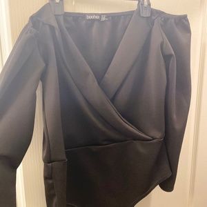 Black Off The Shoulder Bodysuit